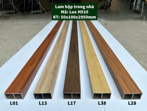 Thanh lam hop nhua gia go