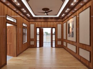 Tấm ốp tường, trần nano 400x9x3000mm-NA09 Tấm ốp tường nao giảm pháp hiện đại bảo vệ nội thất