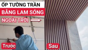 Thi công lam sóng ngoài trời